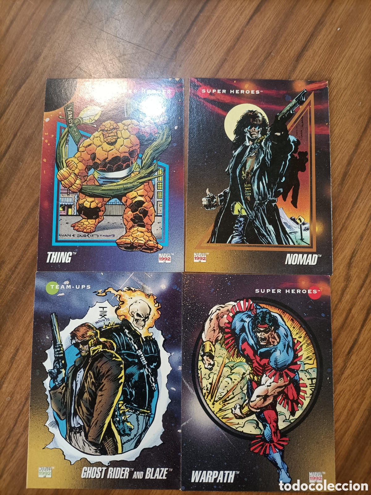 Trading cards: Super h&eacute;roes Marvel 1992 - Foto 1