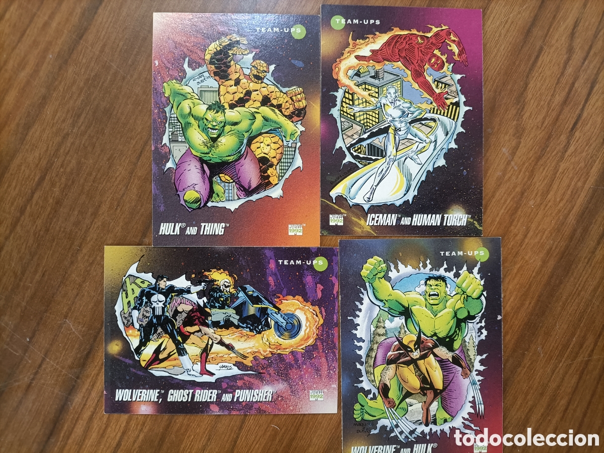 Trading cards: Super h&eacute;roes Marvel 1992 - Foto 1