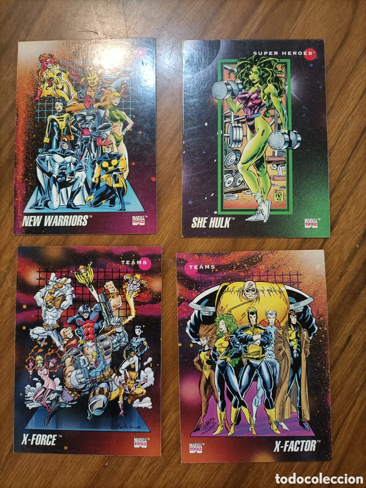Trading cards: Super h&eacute;roes Marvel 1992 - Foto 1