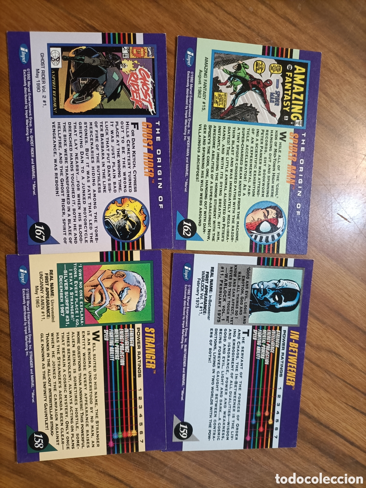 Trading cards: Super h&eacute;roes Marvel 1992 - Foto 3