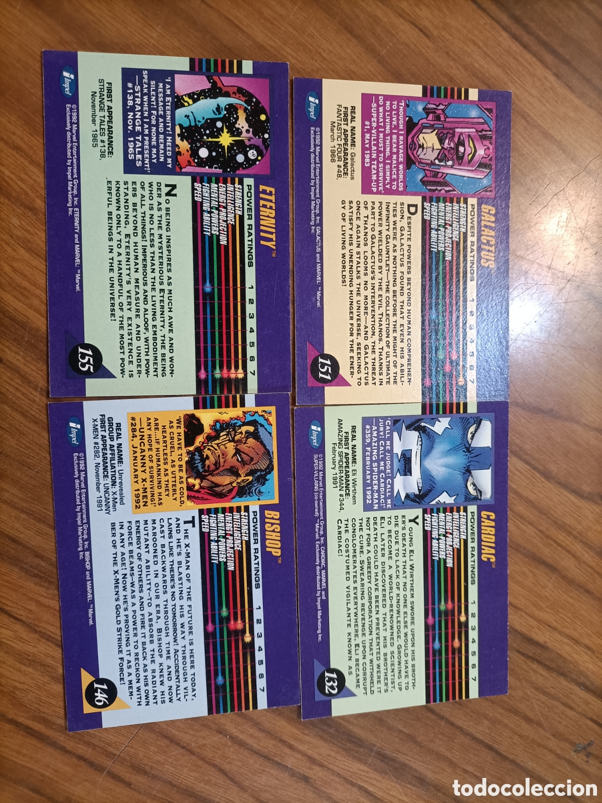 Trading cards: Super h&eacute;roes Marvel 1992 - Foto 3