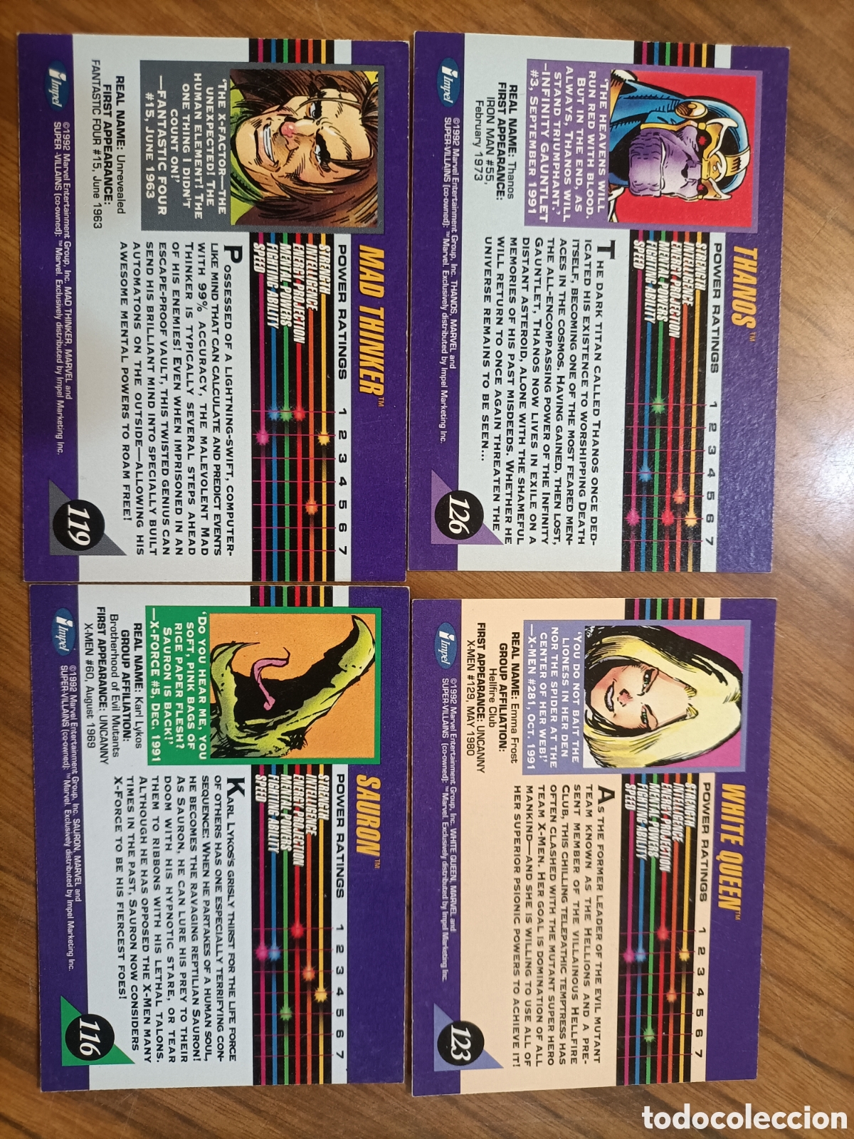 Trading cards: Super h&eacute;roes Marvel 1992 - Foto 2