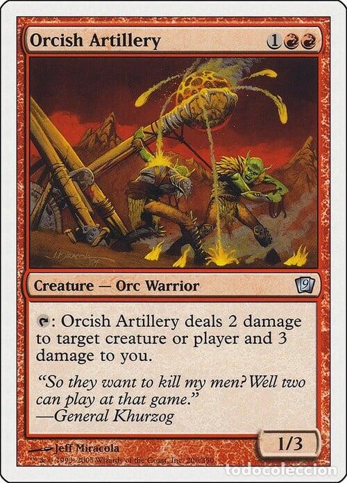 Trading Cards: Carta MTG-Artiglieria Orchesca-Nona Edizione-N.173-ITA-Good- - Magic the Gathering