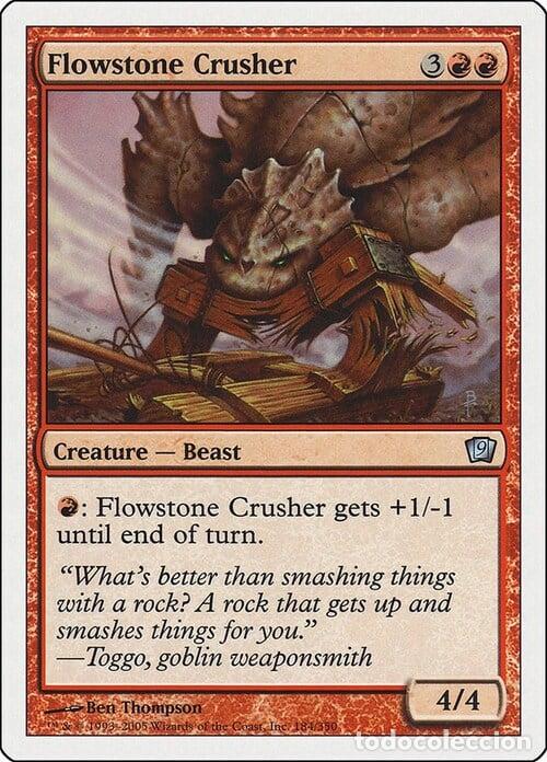 Trading Cards: Carta MTG-Sgretolatore di Mutaroccia-Nona Edizione-N.184-ITA-EX- - Magic the Gathering