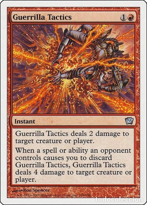 Trading Cards: Carta MTG-Tattiche di Guerriglia-Nona Edizione-N.205-ITA-Played- - Magic the Gathering