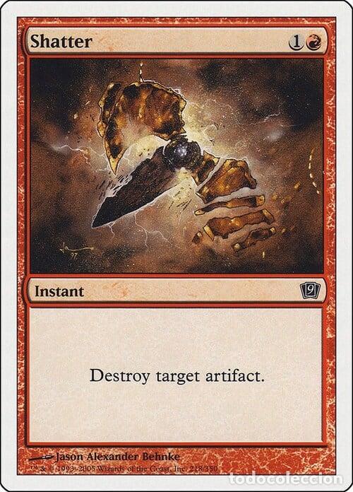 Trading Cards: Carta MTG-Distruggi Artefatto-Nona Edizione-N.190-ITA-EX- - Magic the Gathering