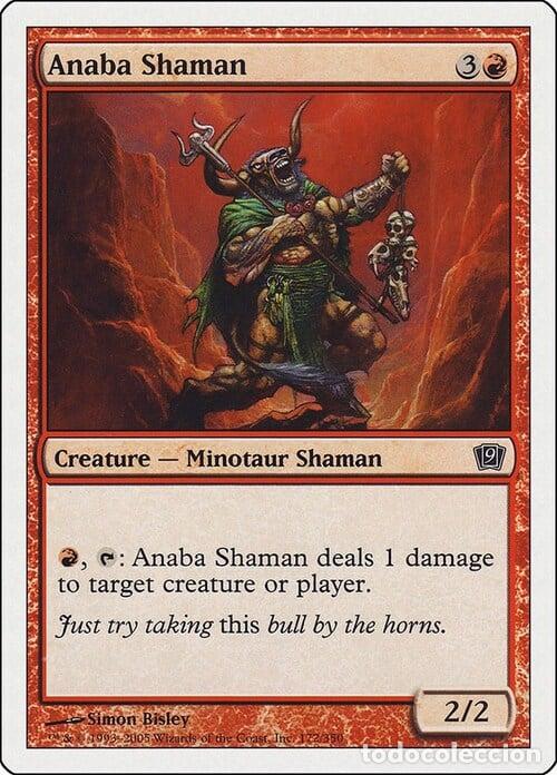 Trading Cards: Carta MTG-Sciamano di Anaba-Nona Edizione-N.211-ITA-EX- - Magic the Gathering