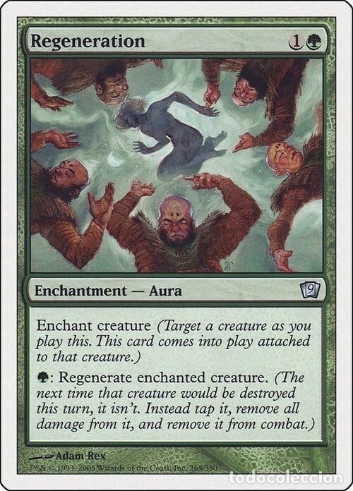 Trading Cards: Carta MTG-Rigenerazione-Nona Edizione-N.281-ITA-Good- - Magic the Gathering
