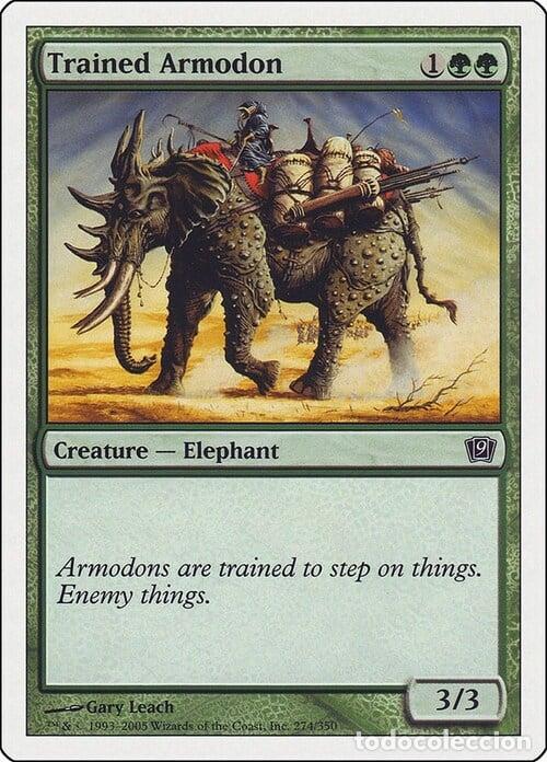 Trading Cards: Carta MTG-Armodonte Addestrato-Nona Edizione-N.248-ITA-EX- - Magic the Gathering