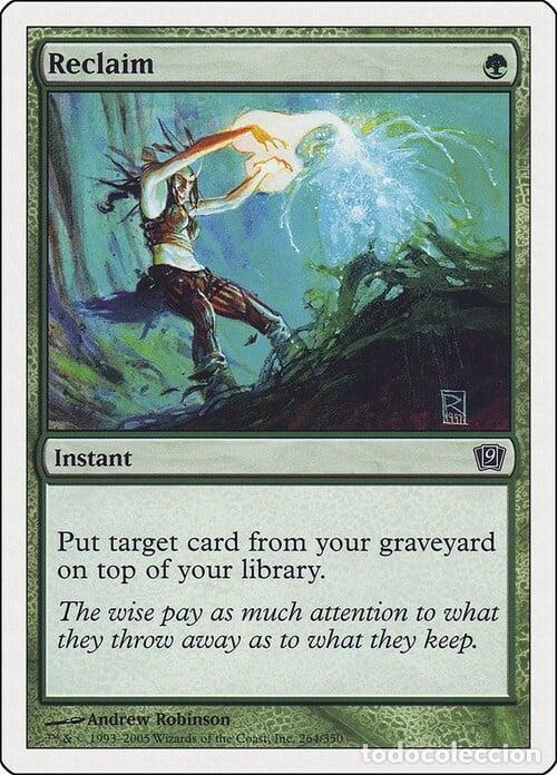 Trading Cards: Carta MTG-Riciclare-Nona Edizione-N.260-ITA-EX- - Magic the Gathering