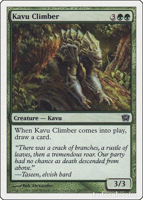 Trading Cards: Carta MTG-Scalatore Kavu-Nona Edizione-N.249-ITA-Poor- - Magic the Gathering