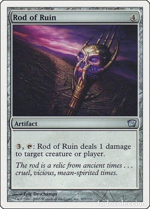 Trading Cards: Carta MTG-Scettro della Rovina-Nona Edizione-N.287-ITA-EX- - Magic the Gathering