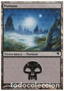 Trading Cards: Carta MTG-Palude (V.21)-Salvat-Hachette-N.23-60-ITA-EX- - Magic the Gathering