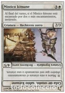 Trading Cards: Carta MTG-Mistico Kitsune-Salvat-Hachette-N.013-ITA-EX- - Magic the Gathering