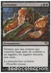 Trading Cards: Carta MTG-Latrocinio-Salvat-Hachette-N.013-ITA-NM- - Magic the Gathering