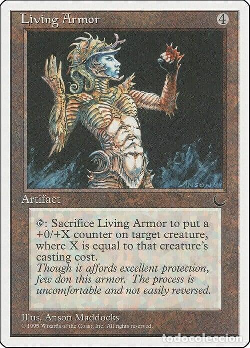 Trading Cards: Carta MTG-Living Armor-Chronicles-N.103-EN-EX- - Magic the Gathering