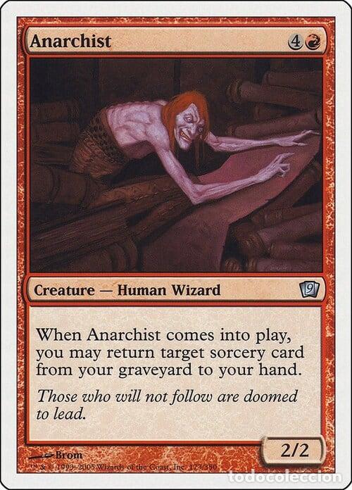 Trading Cards: Carta MTG-Anarchico-Nona Edizione-N.028-ITA-Good- - Magic the Gathering