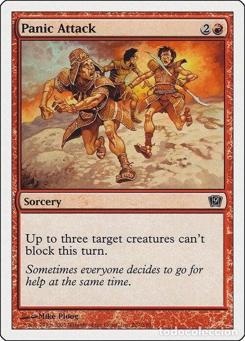 Trading Cards: Carta MTG-Attacco di Panico-Nona Edizione-N.207-ITA-Good- - Magic the Gathering