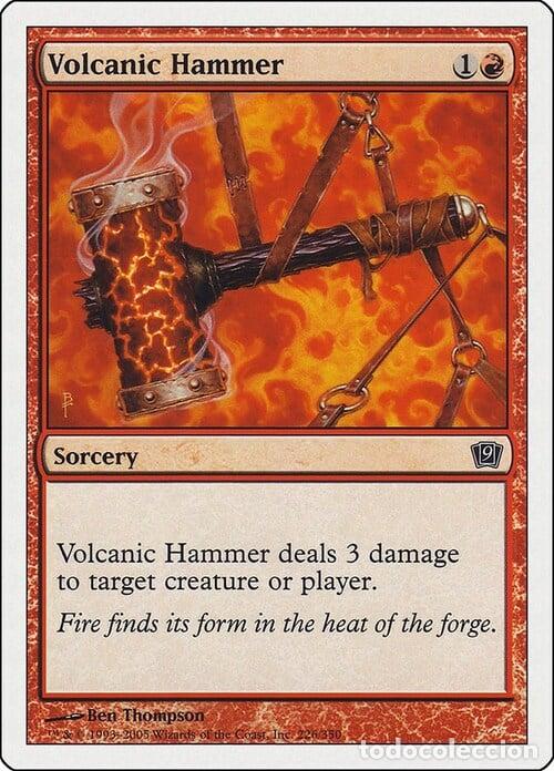 Trading Cards: Carta MTG-Martello Vulcanico-Nona Edizione-N.213-ITA-Good- - Magic the Gathering