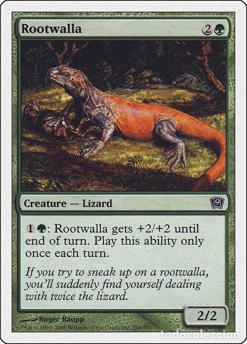 Trading Cards: Carta MTG-Lucertola delle Radici-Nona Edizione-N.240-ITA-NM- - Magic the Gathering