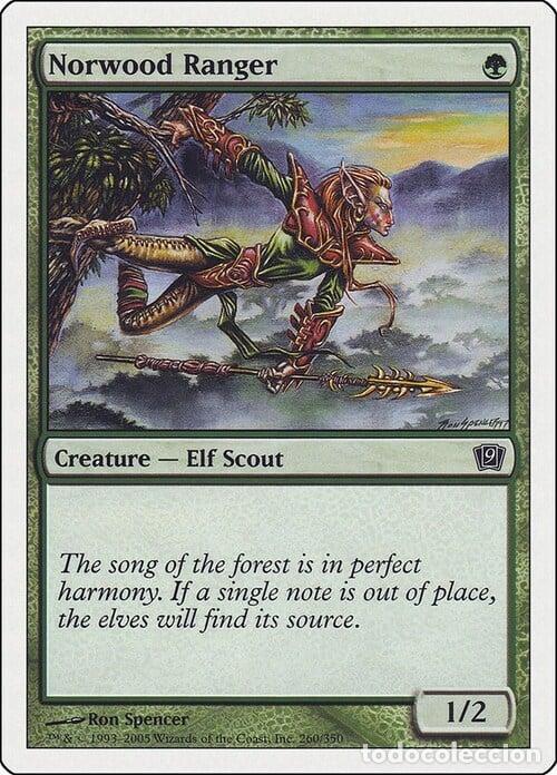 Trading Cards: Carta MTG-Ranger di Norwood-Nona Edizione-N.244-ITA-Good- - Magic the Gathering