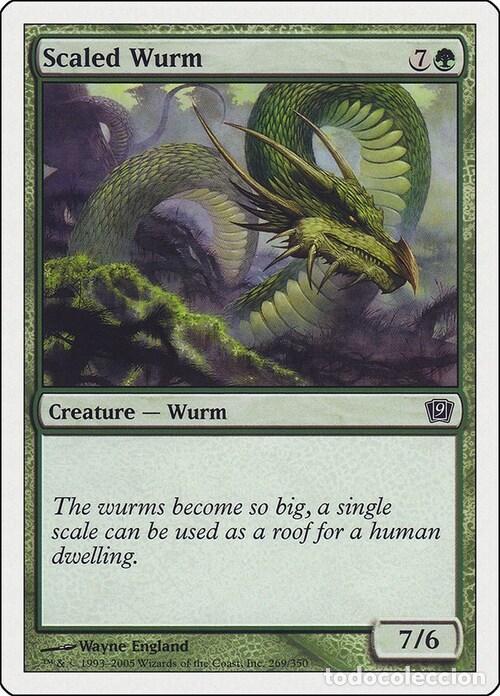 Trading Cards: Carta MTG-Wurm Squamato-Nona Edizione-N.233-ITA-Poor- - Magic the Gathering