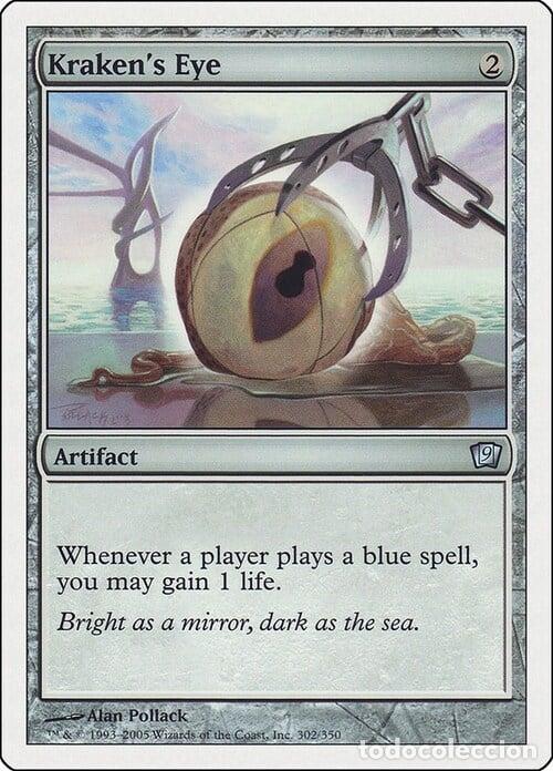 Trading Cards: Carta MTG-Occhio del Kraken-Nona Edizione-N.302-ITA-NM- - Magic the Gathering