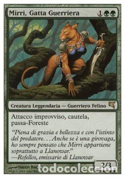 Trading Cards: Carta MTG-Mirri, Gatta Guerriera-Salvat-Hachette-N.025-ITA-NM- - Magic the Gathering