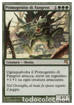 Trading Cards: Carta MTG-Primogenito di Fangren-Salvat-Hachette-N.049-ITA-EX- - Magic the Gathering