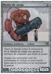 Trading Cards: Carta MTG-Bestia da Soma-Salvat-Hachette-N.013-ITA-EX- - Magic the Gathering