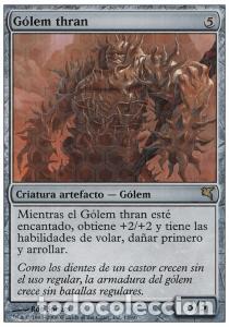 Trading Cards: Carta MTG-Golem Thran-Salvat-Hachette-N.037-ITA-EX- - Magic the Gathering