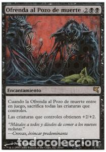 Trading Cards: Carta MTG-Offerta per la Fossa della Morte-Salvat-Hachette-N.049-ITA-EX- - Magic the Gathering