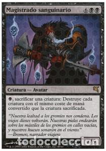 Trading Cards: Carta MTG-Pretore Sanguinario-Salvat-Hachette-N.025-ITA-EX- - Magic the Gathering