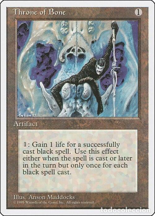 Trading Cards: Carta MTG-Throne of Bone-Quarta Edizione-N.349-EN-EX- - Magic the Gathering