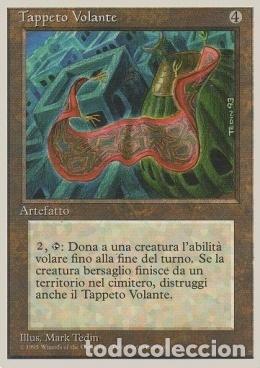 Trading Cards: Carta MTG-Tappeto Volante-Foreign White Bordered-N.298-ITA-EX- - Magic the Gathering