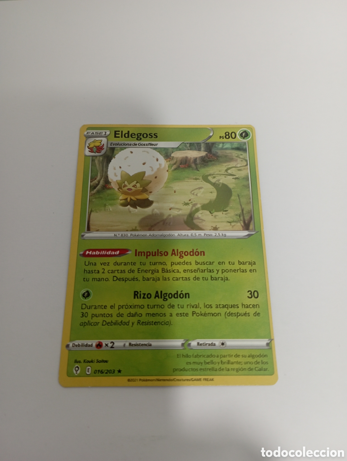 Trading cards: POKEMON CARD ELDEGOSS CARTA POKEMON - Foto 1