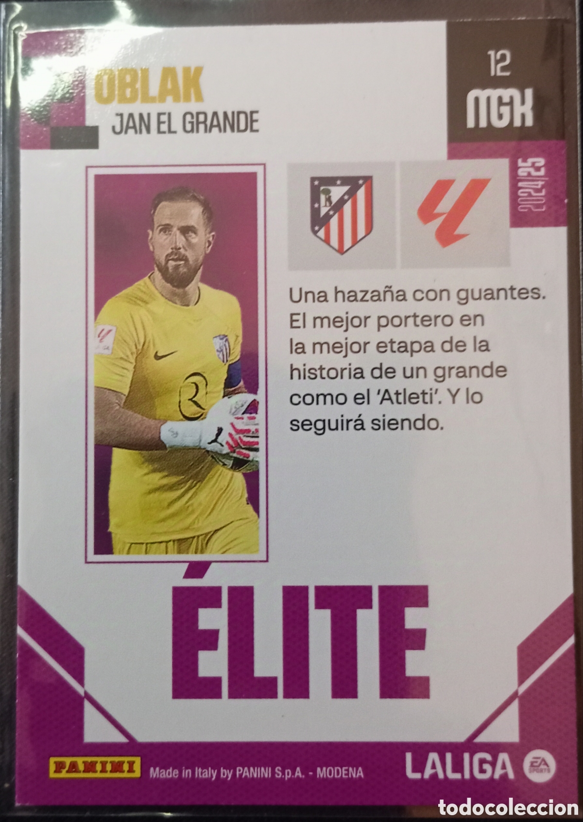 Trading cards: 12 Oblak Elite / Megacracks 2024-25 - Foto 2
