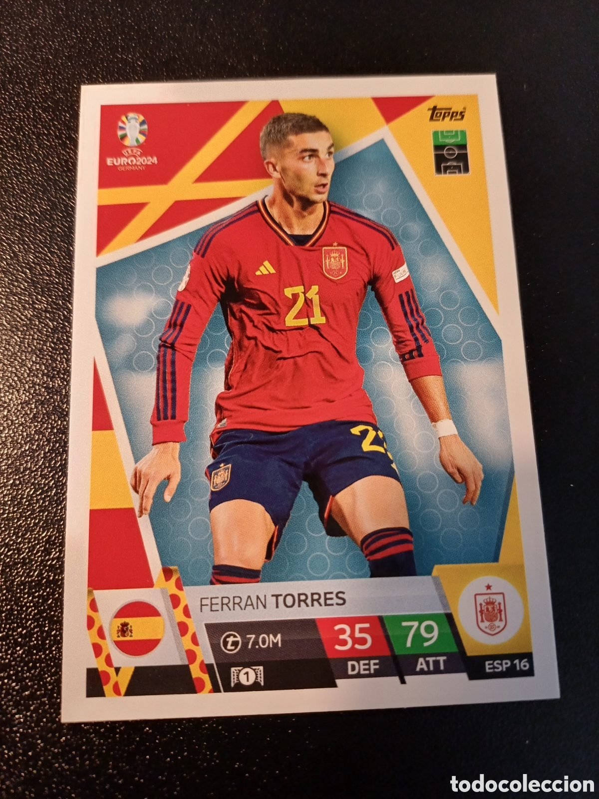 Figurine Collezionabili: #ESP16 FERRAN TORRES ESPA&Ntilde;A TOPPS MATCH ATTAX EURO 2024