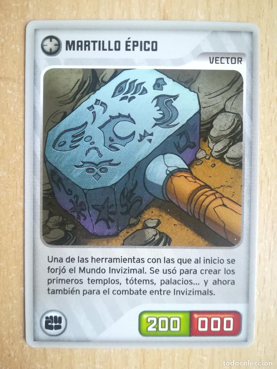 Trading cards: Invizimals 2013 N&ordm; 408. Martillo &eacute;pico. Vector - Panini. - Foto 1