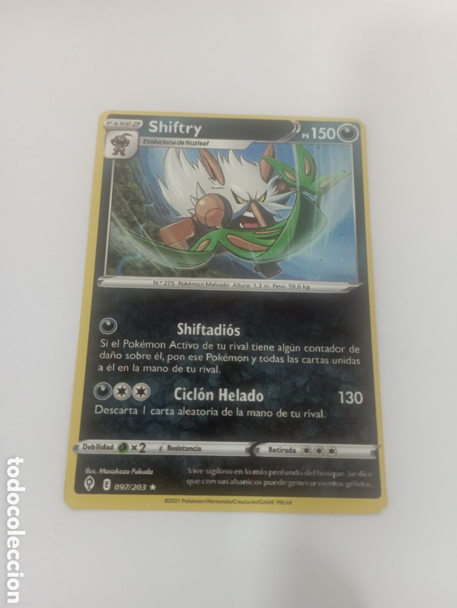 Trading cards: POKEMON CARD SHIFTRY CARTA POKEMON - Foto 1