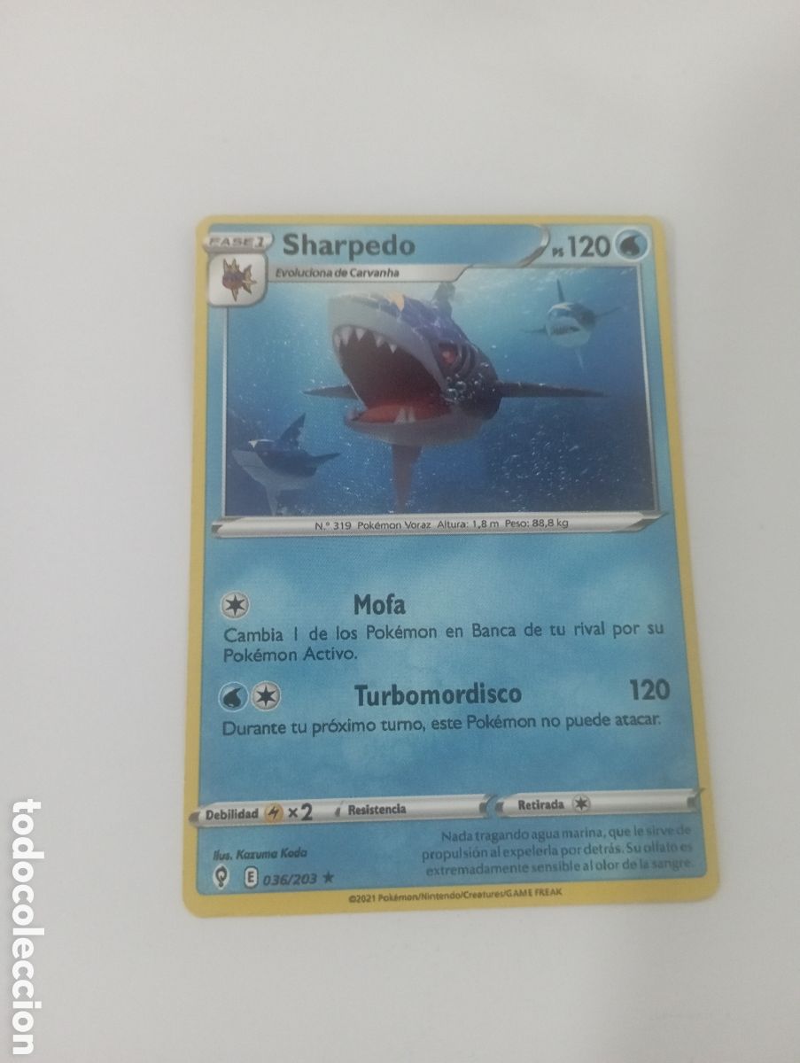 Trading cards: POKEMON CARD SHARPEDO CARTA POKEMON - Foto 1