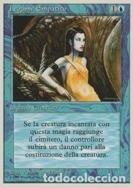Trading Cards: Carta MTG-Legame Empatico-Foreign White Bordered-N.082-ITA-Good- - Magic the Gathering