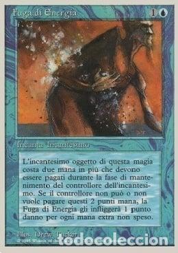 Trading Cards: Carta MTG-Fuga di Energia-Foreign White Bordered-N.092-ITA-EX- - Magic the Gathering