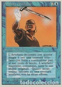 Trading Cards: Carta MTG-Animare Artefatto-Foreign White Bordered-N.060-ITA-EX- - Magic the Gathering