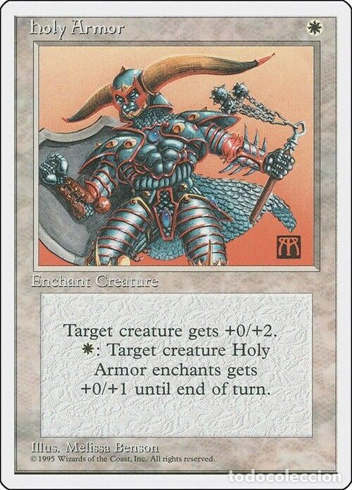 Trading Cards: Carta MTG-Armatura sacra-Quarta Edizione-N.023-ITA-EX- - Magic the Gathering
