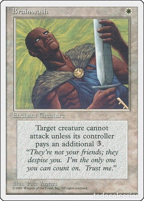 Trading Cards: Carta MTG-Lavaggio del Cervello-Quarta Edizione-N.010-ITA-EX- - Magic the Gathering