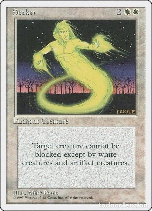 Trading Cards: Carta MTG-Cercatore-Quarta Edizione-N.034-ITA-EX- - Magic the Gathering