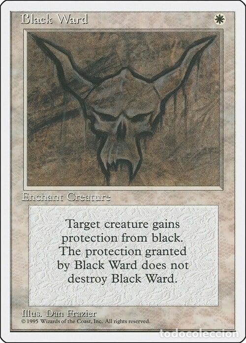 Trading Cards: Carta MTG-Sigillo Nero-Quarta Edizione-N.005-ITA-EX- - Magic the Gathering