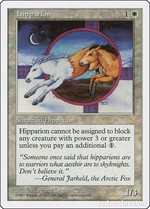 Trading Cards: Carta MTG-Ipparione-Quinta Edizione-N.037-ITA-EX- - Magic the Gathering