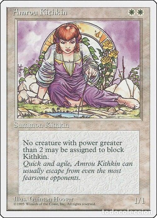 Trading Cards: Carta MTG-Amrou Kithkin-Quarta Edizione-N.027-ITA-EX- - Magic the Gathering